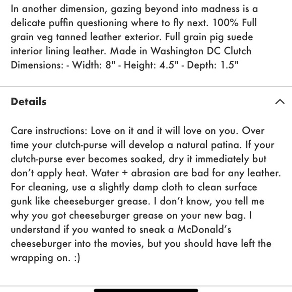 Jonwye battle puffin small clutch - Picture 2 of 8